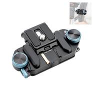 Fotopro RZ-5 Supporto per fotocamera a sgancio rapido, supporto per tracolla con vite da 1/4, adattatore per DSLR/mirrorless stabilizzatore treppiede per fotocamera Gimbal portatile monopiede Slider
