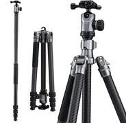 Fotopro Sherpa Max Carbon Treppiede nero in Fibra di Carbonio