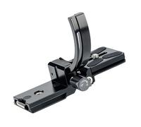 Fotopro Staffa verticale per fotocamera, supporto per obiettivo ad anello per treppiede, piastra di montaggio girevole per DSLR SLR, adatta a piastra per tipo Arca, supporto per riprese orizzontali e