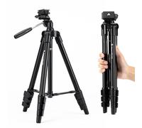 Fotopro Treppiede da viaggio ultraleggero compatto da 120 cm con piastra a sgancio rapido e testa panoramica treppiede in alluminio 0,5 kg carico massimo 2 kg DIGI-3400