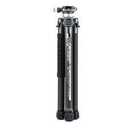 Fotopro X-Aircross 3 Lite - Treppiede da viaggio estensibile in fibra di carbonio, con testa a sfera, colore: Grigio