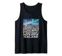 Fotorealistico Reykjavik Islanda Viaggio Souvenir Regalo Canotta