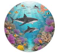 Fotos De Animales 1000 Pezz Puzzle Rotondo GiocoDivertimento Familiare Group Photo of Animals Puzzle Rompecabezas Gioco Puzzle Regalo Adulti 1000pcs (67.5x67.5cm)