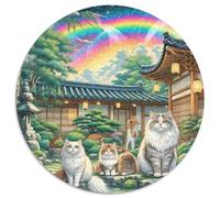 Fotos De Animales 1000 Pezz Puzzle Rotondo GiocoDivertimento Familiare Group Photo of Animals Puzzle Grande Rompecabezas Gioco Bambini 1000pcs (67.5x67.5cm)