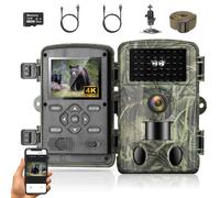 ✅Fototrappola 4K Fotocamera da Caccia Wi-Fi 60MP Telecamera Visione Notturna IR