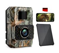 Fototrappola con Pannello Solare 60MP 30FPS WIFI Bluetooth e App Fototrappola