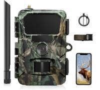 Fototrappola con SIM 4G 48MP Forocamera da Caccia Professionale Visione Notturna