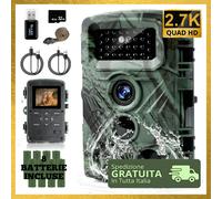 Fototrappola da caccia 58MP Visione Notturna camera videocamera 2,7K impermeabil