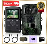 ✅ Fototrappola da Caccia1080P HD✅ Videocamera INFRAROSSI senza fili