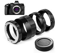 Fotover - Anello per tubo di prolunga macro per fotocamere Olympus Panasonic M4/3 Micro 4/3 con corpo posteriore copriobiettivo