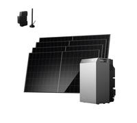 Fotovoltaico da EF EcoFlow STREAM 5000 con 4 pannelli solari da 500W | Batteria da 5024Wh, ingresso solare da 5.000 W (4 MPPT), porte CA da 3.000 W, fino a 90 kWh, LFP da 10.000 cicli, AI