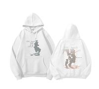 FOTS Suga Merch Hoodie Agust D Stessa Felpa per Uomini Fan Femminili White-XL