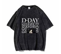 FOTS T-Shirt a Manica Corta Suga D-Day Min-Yoon Yoon Gi Agust D Vintage Retro T-Taglie Black 7-L