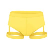 Fottmio Uomo Sexy String Tanga Boxer da Uomo Biancheria Intima da Uomo Sottile Seta di Ghiaccio Night Club a Vita Bassa Triangolo Biancheria