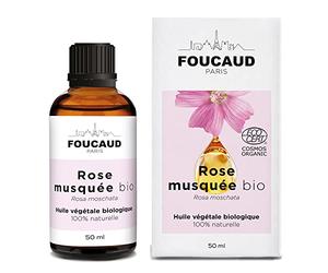 FOUCAUD | Olio di Rosa Canina | BIOLOGICO | 100% Naturale | Addolcente | Anti-macchie | Rigenerante | Addolcente | Lenitivo | Detergente | 50 ml | Marca Francese Nata nel 1946