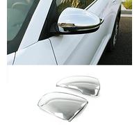 Fouedy 2 Pezzi Copri Specchietti Laterali In Fibra di Carbonio Per Hyun-dai Tucson 2016 2017 2018 2019 2020 (Cromo)