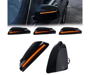 Fouedy 2 pezzi Indicatori di direzione a LED di direzione Dinamiche Frecce Specchietto con Canbus Senza Errori per Benz W204 S204 07-14 Viano Vito W639 ML W164