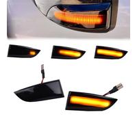 Fouedy Indicatori di indicatori LED dinamici 2 pezzi Sequenziale Degli Specchietti Laterali per R-enault Megane MK3 Laguna III X91 Grand Scenic III Fluence Latitude