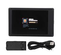 FOUF Mini Schermo USB IPS da 3,5 Pollici, Display LCD Monitor HDMI 1080P IPS 60fps con Custodia in Acrilico Nero, Modulo Display LCD per USB AIDA64 e per Raspberry Pi