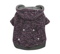 FouFou Dog FFD 61123 Maglietta Top per Cane Maglioncino Invernale Heathered, L, Rosa
