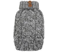 FouFou Dog FFD 62602 Maglione Maglioncino Top Invernale per Cane Cityscape, XS, Grigio