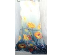 foulard 100% seta chiffon mousseline stola sciarpa donna coprispalle hijab