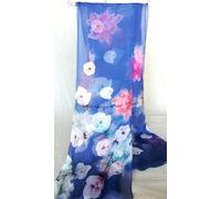 foulard 100% seta chiffon mousseline stola sciarpa donna coprispalle hijab