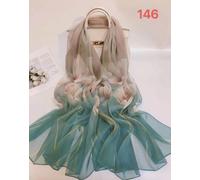 foulard 100% seta chiffon mousseline stola sciarpa donna coprispalle hijab