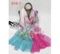 foulard 100% seta chiffon mousseline stola sciarpa donna coprispalle hijab