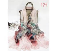 foulard 100% seta chiffon mousseline stola sciarpa donna coprispalle hijab