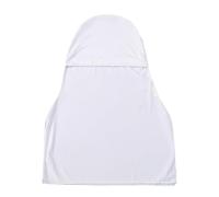 Foulard alla moda per le donne musulmani copre il viso veli turbante lungo hijab copricapo mezza copertura del corpo per il vestito da preghiera musulmani turbante hijab cappello, bianco, Taglia unica