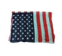 Foulard Bandiera America uomo donna kefia sciarpa Usa vintage cotone vari italy