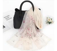 Foulard BE-36510 - Bianco / Rosa