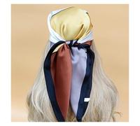 Foulard Da Donna In Seta Quadrato Con Protezione Solare Spiaggia E Sciarpe The Four Seasons per l'uso Quotidiano, per Feste Decorazione(Color-15)