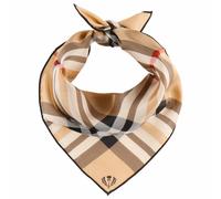 Foulard di Seta Classic Check by Fraas beige-nero One Size