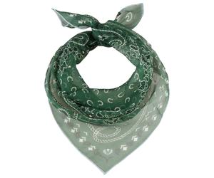 Foulard di Seta Paisley by Fraas verde scuro One Size