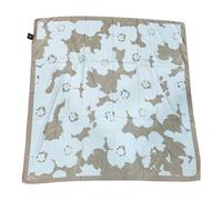 Foulard Donna Lumberjack Seta 90x90 Sciarpa Quadrata Elegante Leggera Fiorata