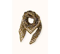 Foulard grande con stampa leopardata, DUPATTA Altro TU Leopardato