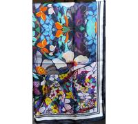 foulard grande stola sciarpa coprispalle hijab PURA SETA 100% donna uomo