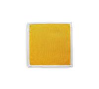 Foulard In Maglia Giallo Pieno Di Frederick Thomas Con Bordo Bianco