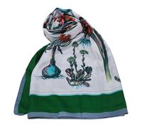Foulard In Seta Donna Sciarpa Quadrata Kefia Pashmina 130x130 Gai Mattiolo