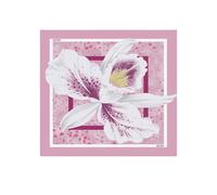 Liu Jo Foulard Stampa Floreale Orchidea 70x70 cm 100% Poliestere Art. 2A6053 T2745