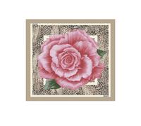 Liu Jo Foulard con Stampa Floreale, Rosa, 70x70 cm, 100% Poliestere, Modello 2A6053 T2745