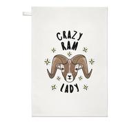 Foulard Per Tè Con Stelle Della Pazza Signora Pecora - Animale Divertente