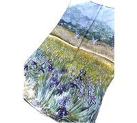 Foulard Sciarpa Donna Purissima Seta iris Van Gogh hijab stola