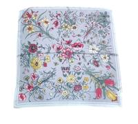 Foulard Seta Quadrato 70x70 Donna Lumberjak Sciarpa Quadrata Leggera Elegante