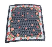 Foulard Seta Quadrato 70x70 Donna Lumberjak Sciarpa Quadrata Leggera Elegante