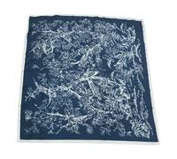 Foulard Seta Quadrato 90x90 Donna Lumberjak Sciarpa Quadrata Leggera Elegante