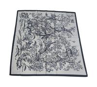 Foulard Seta Quadrato 90x90 Donna Lumberjak Sciarpa Quadrata Leggera Elegante