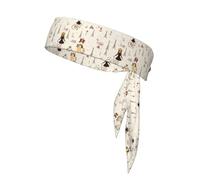 Foulard sportivo double face HJFCZH Paris Torre Eiffel Girl stampe bicicletta morbido e traspirante adatto per yoga corsa e fitness